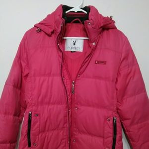 PlayboyVintage / rare Womens puffer coat